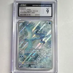Pokemon Articuno Journey Together 161/159 Illus Rare Holo CGC 9 - Image 1