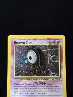 Holo - Unown [A] - Neo Discovery - 14/75 - Pokemon TCG - MP - Image 2