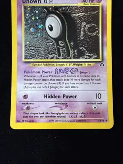 Holo - Unown [A] - Neo Discovery - 14/75 - Pokemon TCG - MP - Image 3