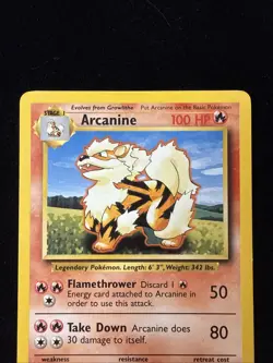 Arcanine - Base Set - 23/102 - Pokemon TCG - LP - Image 2