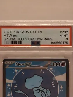 Pokemon PSA 9 Bubble Mew ex 232/091 Paldean Fates Special Illustration Rare SIR - Image 3