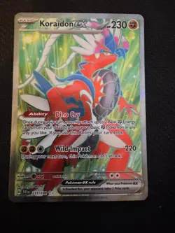 Koraidon ex 231/198 Ultra Rare Scarlet & Violet Pokemon Holo Near Mint A1 - Image 1