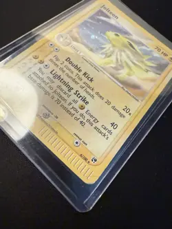 Jolteon Pokemon Card 70 HP Lightning Strike Double Kick Holo 6/100 (damaged) - Image 3