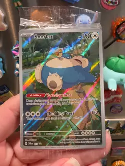 Pokemon TCG Snorlax SVP051 Black Star Promo Holo SEALED Near Mint - Image 1