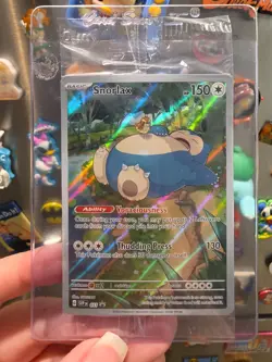 Pokemon TCG Snorlax SVP051 Black Star Promo Holo SEALED Near Mint - Image 3