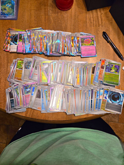 Pokemon TCG Holo Lot English Pitch Black. 214 Reverse Holos, 84 Holos And Ex's - Image 1