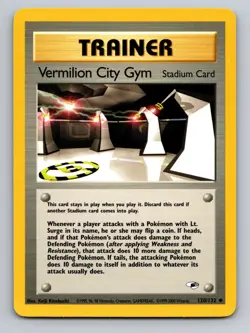 Vermilion City Gym Gym Heroes Uncommon 120/132 Pokemon - Image 1