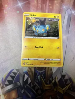 Pokemon Battle Styles Shinx Cosmos Holo Card Common 046/163 NM - Image 1