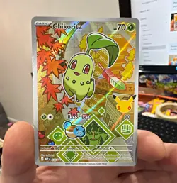 Pokemon TCG Chikorita first partner 2026 Promo Holo 046English 70HP - Image 1
