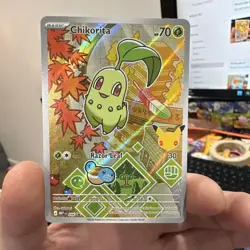 Pokemon TCG Chikorita first partner 2026 Promo Holo 046English 70HP - Image 2