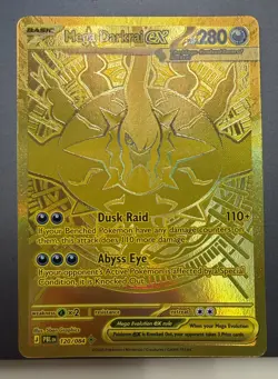 Pokemon TCG Mega Darkrai EX Pitch Black Mega Hyper Rare 120/084 NM English - Image 1