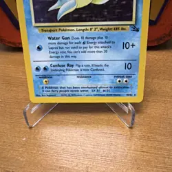 Pokemon TCG Lapras 10/62 Fossil Holo Rare Unlimited 1999 80HP English - Image 4