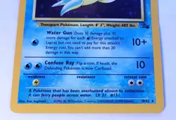 Pokemon TCG Lapras Fossil Holo Rare Card 10/62 - Image 4