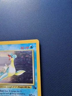 Pokemon TCG Lapras Fossil 10/62 Holo Rare Moderately played. - Image 5