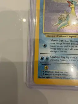 Wizards Lapras 10/62 Fossil Holo Rare 80 HP English Pokemon TCG 1999 - Image 3
