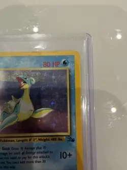 Wizards Lapras 10/62 Fossil Holo Rare 80 HP English Pokemon TCG 1999 - Image 5