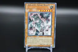 1996 Yu-Gi-Oh Ancient Gear Beast #TLM-EN007 1st Edition Super Rare Foil Name Err - Image 1