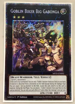 Goblin BIker Big Gabonga 1st Edition Starlight Rare MP25-EN002 Yu-Gi-Oh! - Image 1