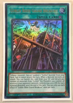 YuGiOh! Goblin Biker Grand Breakout MP25-EN251 1st Edition NM - Image 1