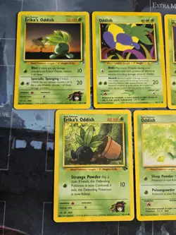 Oddish 5 CARD Lot Pokemon Vintage Gym H & CH, Team Rocket, Neo Gen, Jungle - Image 3