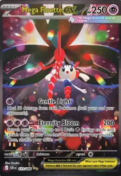 Pokemon TCG Mega Floette EX SIR Chaos Rising 117/086 English Near mint - Image 1