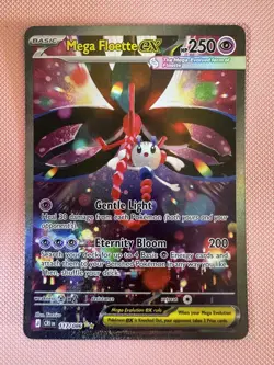 Pokemon TCG Mega Floette EX SIR 117/086 Chaos Rising - Image 1