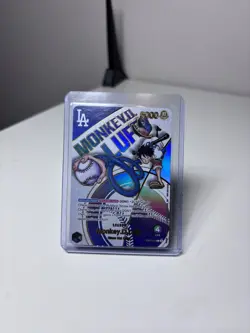 PROXY* EB02-010 Monkey.D.Luffy Dodgers Promotional Card (custom Card) - Image 1