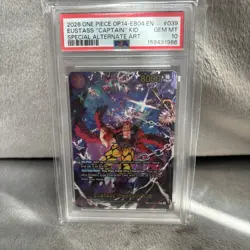 PSA 10 Eustass Captain Kid SP EB04-039 Special Alternate Art One Piece OP14 EN - Image 1