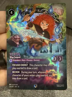 Disney Lorcana Merida - Wisp Conjurer Enchanted Attack Of The Vine! 231/207 Nm - Image 3