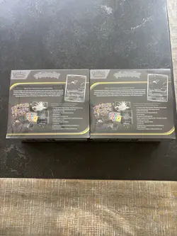 Pokemon TCG Mega Evolution Pitch Black Pokemon Center Elite Trainer Box X2 Lot - Image 2