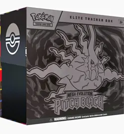Pokemon Pokemon TCG Mega Evolution: Pitch Black Elite Trainer Box Darkrai (6+) - Image 1
