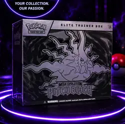 Pokemon TCG Mega Evolution Pitch Black Elite Trainer Box - New Release - Image 1