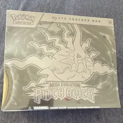 Pokemon TCG Mega Evolution Pitch Black Elite Trainer Box Sealed Ages 6+ - Image 2