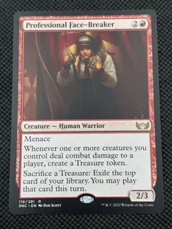 Professional Face-Breaker #116 Normal Streets of New Capenna NM MTG - Image 1