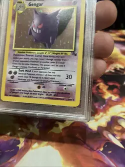 PSA 9 MINT Pokemon Gengar Holo Rare Fossil Unlimited #5/62 WOTC 1999 - Image 3
