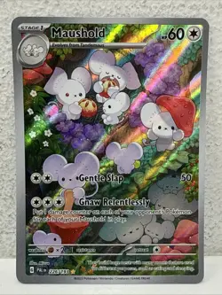Maushold 226/193 Sv02: Paldea Evolved Holo Illustration Rare Pokemon - Image 1
