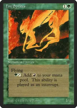 Fire Sprites Legends Common NM Magic: The Gathering Normal - Image 1