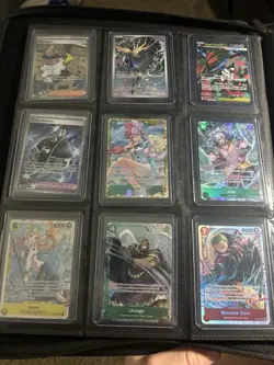 One Piece and Pokemon tcg lot of 18 cards. 4 SECs and more - Image 2
