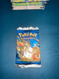 Pokemon Base Set Booster Pack RESEALED Guaranteed Unlimited Holo And Set Cards.9 - Image 1