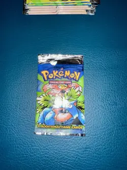 Pokemon Base Set Booster Pack RESEALED Guaranteed Holo From Set Plus Set Cards15 - Image 1