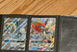 pokemon cards lot bulk over 450 cards rare gxs v trainer includes tins and binde - Image 4