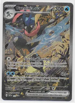 Greninja ex 132 SV: Scarlet & Violet Promo Cards Holo NM - Image 1