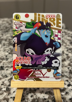 Jinbe ST29-005 (ENGLISH) - One Piece x Round 1 Exclusive Promo Card NM - Image 1