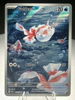 Goldeen 087/084 Illustration Rare Pitch Black Pokemon Holo Near Mint - Image 1