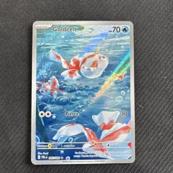 Goldeen 087/084 Illustration Rare Pitch Black Pokemon Holo Near Mint - Image 1