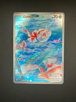 087/084 Goldeen - Illustration Rare - Pokemon TCG: Pitch Black - Near Mint/Mint - Image 1