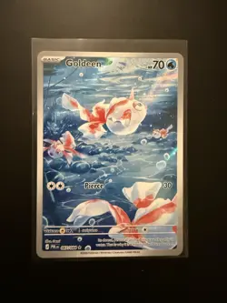 Pokemon TCG Goldeen Illustration Rare 087/084 Pitch Black IR Near Mint - Image 1