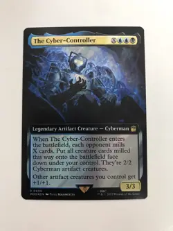 The Cyber-Controller Surge Foil Extended Borderless MTG Magic Card NM Mint WHO - Image 1