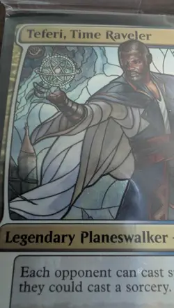 Teferi, Time Raveler (Stained Glass) Secret Lair Drop Foil - Image 2
