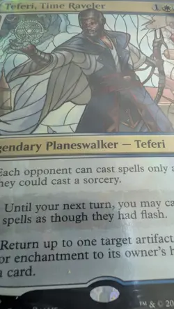 Teferi, Time Raveler (Stained Glass) Secret Lair Drop Foil - Image 5